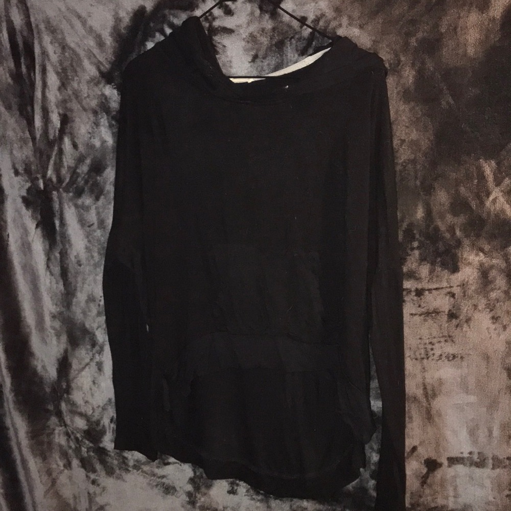 Hooded long sleeve that is very thin